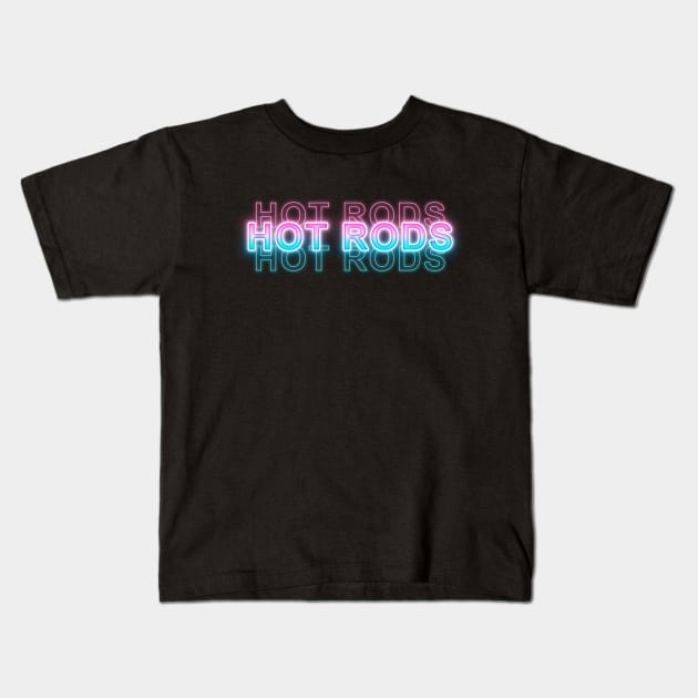 Hot Rods Kids T-Shirt by Sanzida Design
